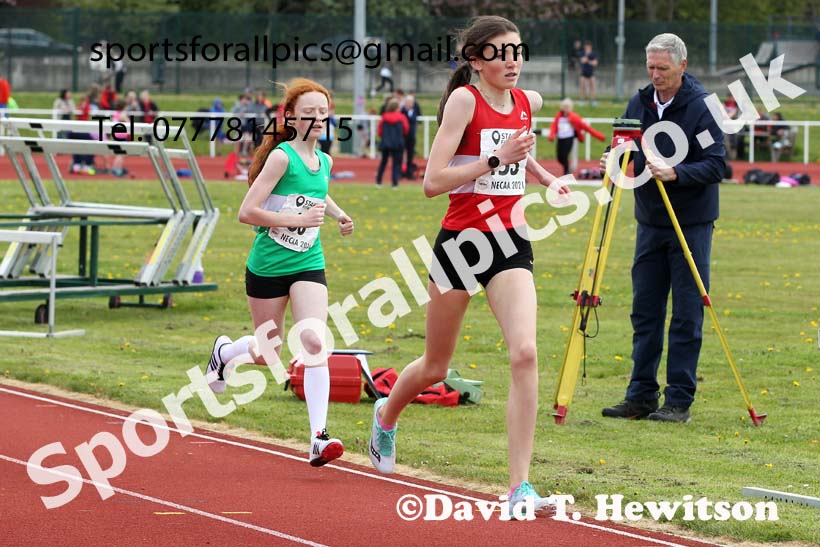 1500 metres, 2021 NECAA Middlesbrough Open Meting, Sunday, May 9th. Photo: David T. Hewitson/Sports for All Pics